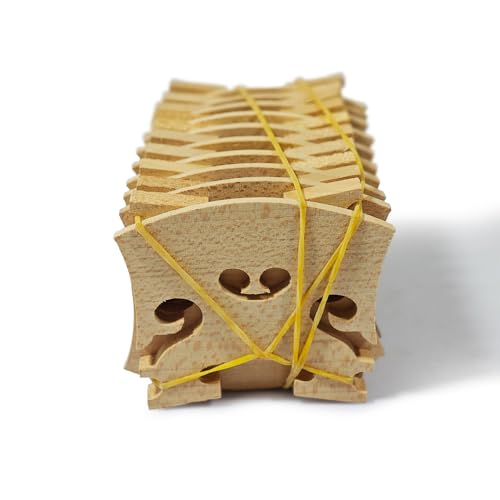 ModouString 10 pcs x viola bridges Baroque style Maple wood fit for 15-16 inch viola Viola parts for replacement