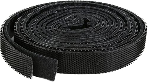 Image of VELCRO Brand Extreme Outdoor Heavy Duty Tape | 10Ft x 1 in | Holds 15 lbs-| Black with Stick on Adhesive-| Strong Weather Resistant Holding Power - 91843,(Pack of 12)