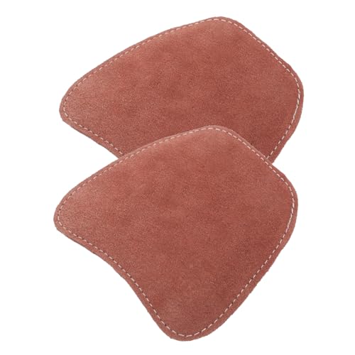 SEWOART 1 Pair Safety Shoes Cover Shoe Covers Reusable Shoes Covers Shoes Parts Shoes Protective Cover Safety Shoes Supplies Cover for Shoe Safety Shoes Protector Brown Suede Leather