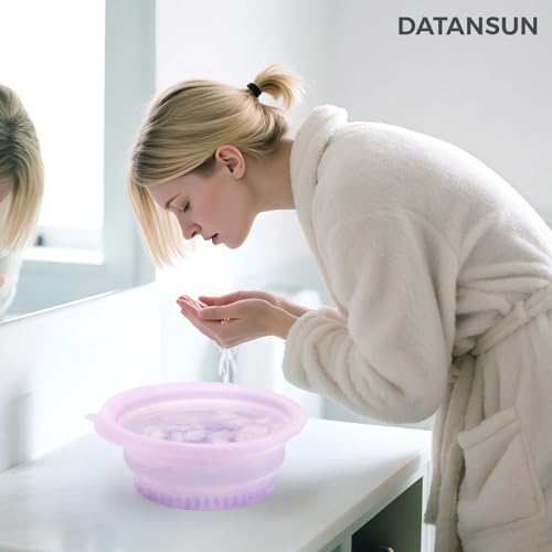 Image of Face Bowl for Ice with Built-In Icetray,Purple