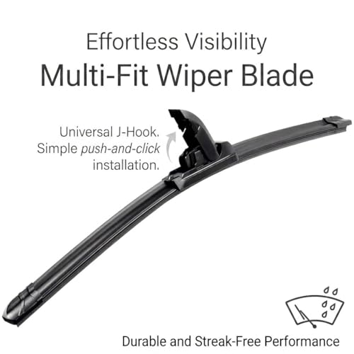 Image of POTAUTO FRONT WIPER BLADES DESIGNED FOR BMW X1 (NEW MODEL) | 26 inch DRIVER & 16 inch PASSENGER SIDE | HIGH PERFORMANCE | PACK OF 2 | F635
