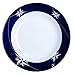 Marine Business Northwind Piatto Zuppa, Melamina, Bianco e Blu, 19 x 19 x 5.3 cm, 6 Pezzi