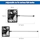 INNAL Fischnetz für Aquarien Fischernetz Teleskopkescher Mini Aquarium Kescher 26-45CM Ausziehbarem Kescher Aquarium Teleskop Edelstahlgriff Wiederverwendbar für Aquarium,Kleiner Teich