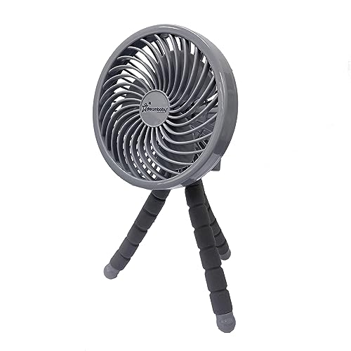 Image of Dreambaby Smart Grip Deluxe Fan, Octopus Wrap Around Legs, Adjustable, Battery Operated