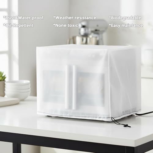Image of Air Fryer Oven Dust Cover also for Slushie Machine, Rotation Rotisserie Oven other Kitchen Appliance Water Proof Lightweight, Compatible with Ninja, BLACK+DECKER Bartesian -18W x18D x16H in