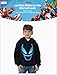 Marvel Venom Face Hoodies Baby Sweatshirt Black Hoodies Boy Coral Fleece Avengers Hooded Shirts Autumn Sweater Toddler Boys Clothes Children Pullover Playwear Fall Apparel Kids Casual Top Size 2 Years