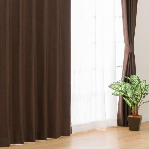 【人気商品】ニトリ 遮光 2級 カーテン RD024 150X200cm 2枚入 Amazon｜ニトリ 遮光 2級 カーテン RD024 150X200cm 2枚入り ブラウン