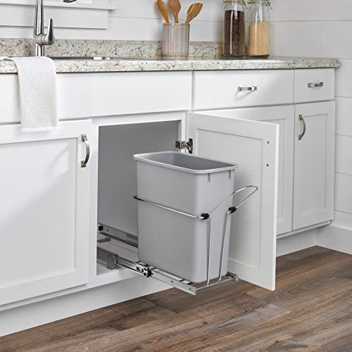 Contenedor extraíble de basura 20 Qt para gabinete de cocina miniatura 3