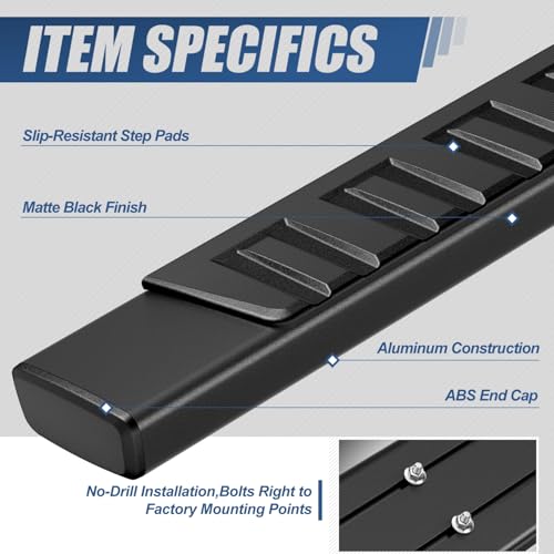 Estribos Laterales de Aluminio para Silverado Sierra miniatura 2