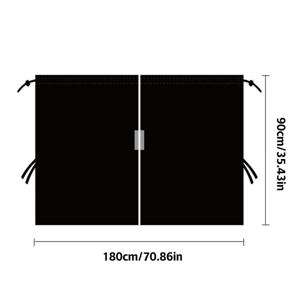 Rideau Voiture, Rideau Occultant Voiture Rideaux De Confidentialité Universels, Protection Entre Sièges Arrière, Pare-Soleil Et Accessoires(90cmX180cm)
