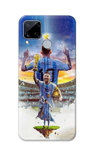 Image of Printed Hard Back Cover for Realme C15 Back Cover (Famous Football Player -J2) -190724(EA)