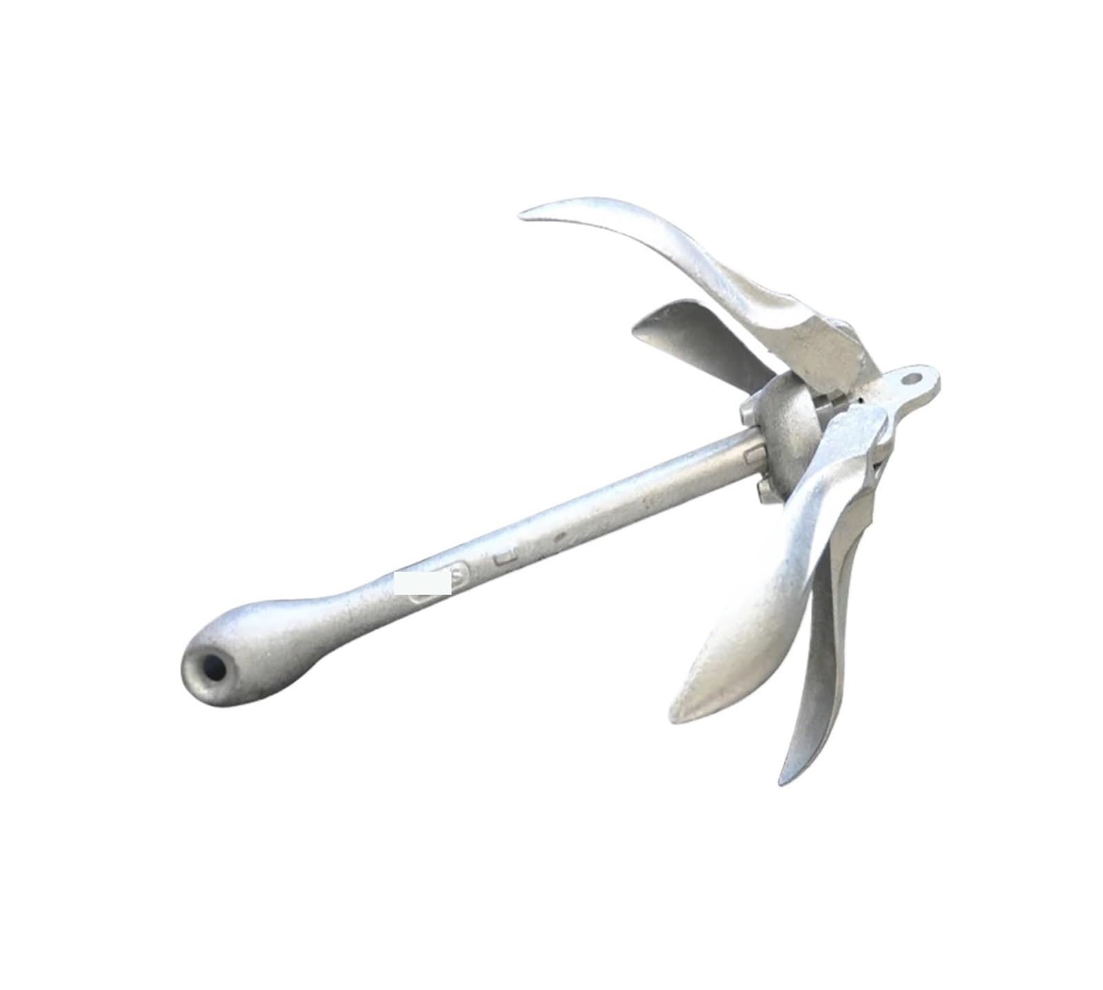 Boat Anchor Small Boat Anchor Kit Folding Carbon Steel Fixed Anchor Stainless Steel Boat Folding Grapnel Anchor Docking Hardware Boat Series(3.2kg)