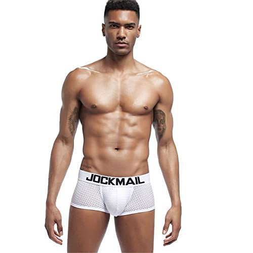 JOCKMAIL Mens Boxer Briefs Men's Underwear Cotton Mens Boxers Soft Breathable Ice Silk Underwear Mens Woven Boxers2