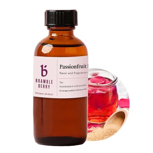 Image of Bramble Berry Passionfruit Rose Tart Fruit & Floral Scent for Soap Making, Candles, Lotion, Bath Bombs & Perfume | Skin Safe, Vegan, Paraben & Phthalate Free, DIY Craft Essential