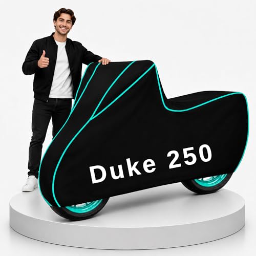 Image of My NEW Covers 100% Water Resistance Duke 250 Bike Cover | Taffeta Body Cover for Rain & Sun | UV Protection, Dustproof, Scratch Resistant, Windproof, Heat Resistant, Vehicle Specific Fit