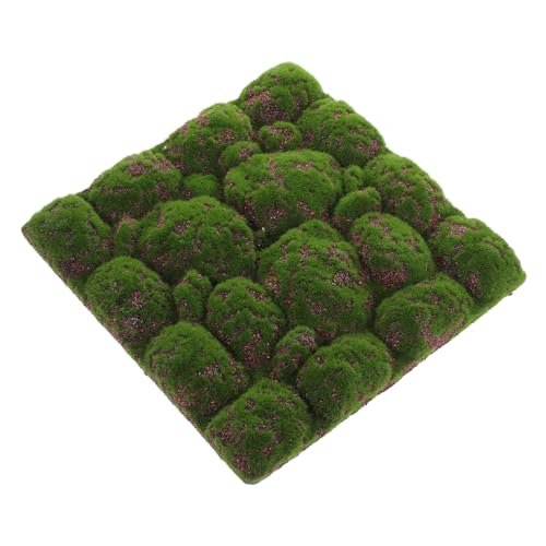 ibasenice Tablero De Espuma De Musgo De Simulación Baldosa De Espuma De Piedra para Pared De Sala De Estar Decoración De Dormitorio Follaje Artificial Instalación De Pared Fácil Fondo De Dor