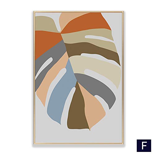 Póster de arte moderno en lienzo abstracto sol boho con impresión de alta gama 3