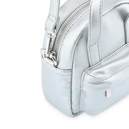 Image of Fastrack Puff Sling with Detachable Pouch | Faux-Leather Women's Handbags | Sling for Casual Carry