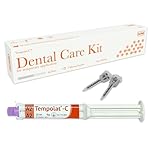 Tempolat Temporary Dental Repair Adhesive Kit for Loose Crowns & Bridges – Dual Component Easy Mix System, Quick Setting Tooth Repair Compound
