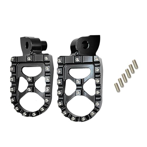 Motorrad Fußstütze Motorrad-Fußrasten Fußrasten-Ersatzpedale Für Yamaha YZ250X YZ450FX 2016–2023 2022 2021 2020 2019(Nero)