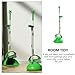 Homoyoyo 1set Cartoon Broom Dustpan Lightweight Sweeping Tool for Home Cleaning Easy to Store for Boys and Girls and Family Use All Includes Broom and Dustpan