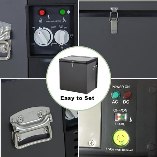 Smad DSG-70B1U 2.4 Cu.Ft. Propane Freezer/Refrigerator, 3 Way Rv Freezer thumb #2