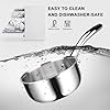 Duxtop Whole-Clad Tri-Ply Stainless Steel Saucepan with Lid, 1.6 Quart, Kitchen Induction Cookware #5