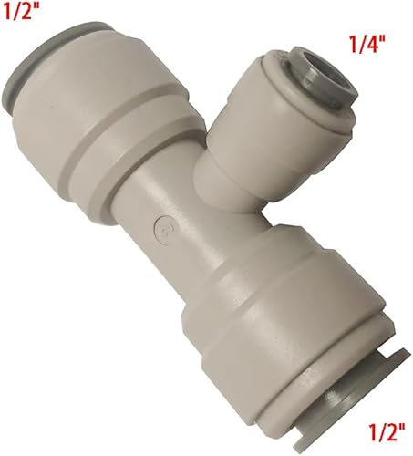 Vista 19 de Acoplamiento de tubo OD de copolímero de acetal, válvula de cierre manual, empuje para conectar piezas del sistema de filtro de agua RO