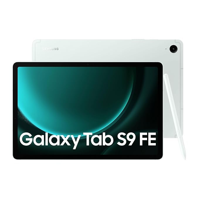 (Refurbished) SAMSUNGGalaxy Tab S9 FE 8 GB RAM 256 GB ROM 10.9 inch with Wi-Fi Only Tablet – Mint