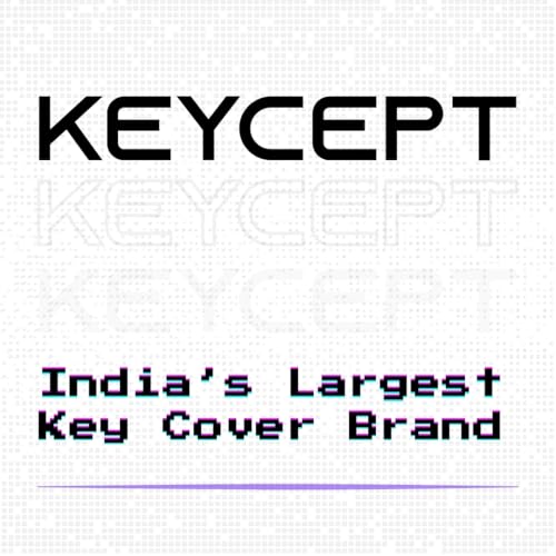 Image of KEYCEPT Metal Alloy Key Cover Compatible for Tata Curvv, Curvv EV Smart Key with Keychain (Dual Black & Tan).