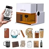 Ortur R1 5000mW Portable Laser Engraver and Cutter, Class 1 Foldable Laser Engraver, Exquisite Gift Box Packaging, APP Control Laser Engraver for Wood, Leather, Glass, Cloth (White)