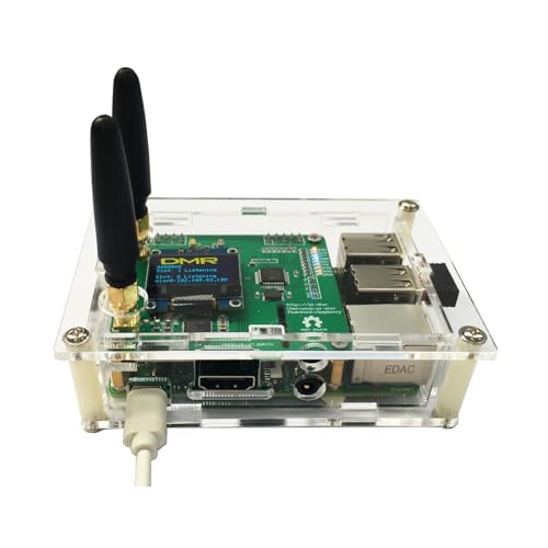 MMDVM Duplex Hotspot Module Dual V1.5.2 with 0.96 OLED Display USB & Ethernet Supports DMR P25 YSF NXDN Dstar Slot 1 & Slot 2 with Raspbery Pi 3b