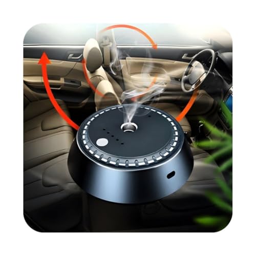 Image of STARQ Smart Car Aroma Diffuser Rechargeable Air Freshener Mist Dispenser with Auto On /Off, 3 Speed Modes & Stylish Interior Decor (S6)