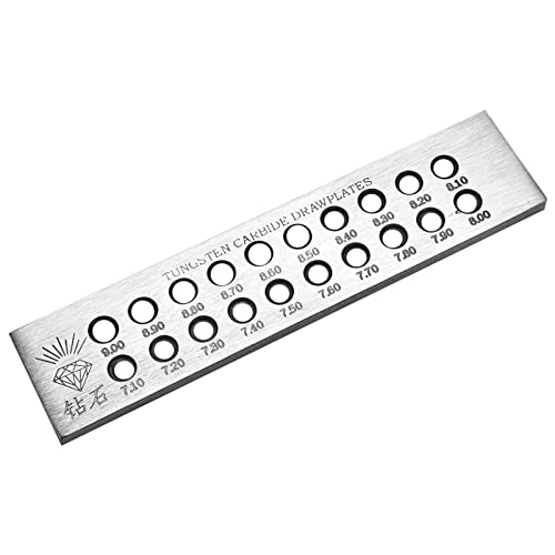 Wire Draw Plate, Wire Drawplate Tungsten Carbide Round Draw Plate,Metal Draw Plate Jewelry Tools Decorations Accessories, Used to Make Jewelry and Other Crafts(04) - Image 4