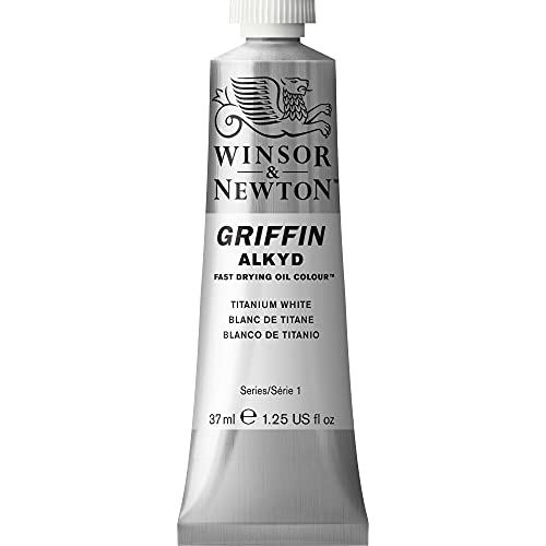 Winsor & Newton óleo al de secado rápido Griffin Alkyd - tubo de 37ml color blanco de titanio