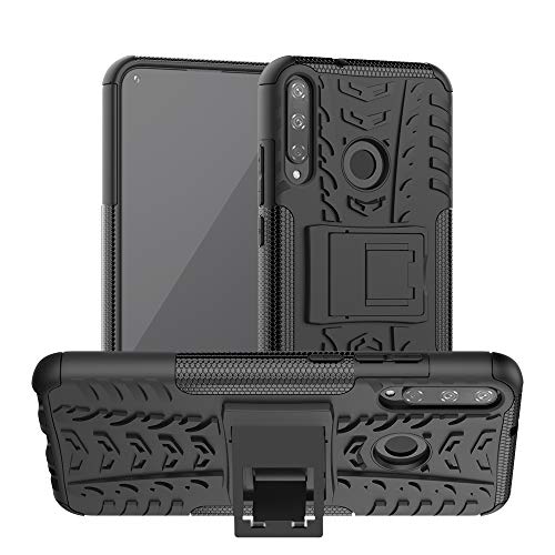 Huawei P40 Lite E/Huawei Y7P Case, CaseExpert Heavy Duty Shockproof Rugged Impact Armor Hybrid Kickstand Protective Cover Case for Huawei P40 Lite E/Huawei Y7P