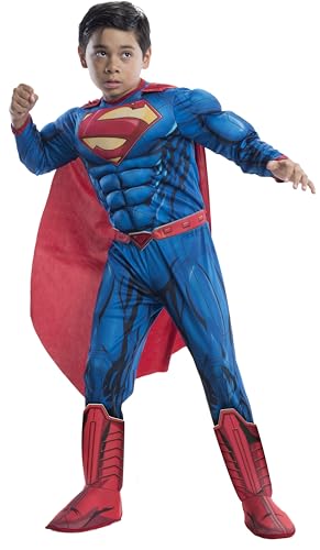 Rubie's Costume DC Superheroes Superman Deluxe Child Costume, Medium