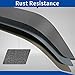 YITAMOTOR Flat Front & Rear Fender Flares Compatible with 2018-2024 Jeep Wrangler JL & JLU Unlimited (2/4 Doors), Off-Road Metal Steel Wheel Flares Liner 4 Pcs