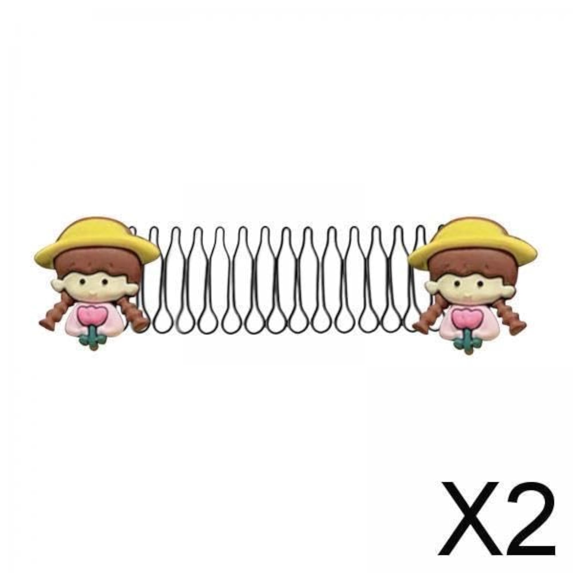 2x Hair Comb Twist Hair Pin for Parties