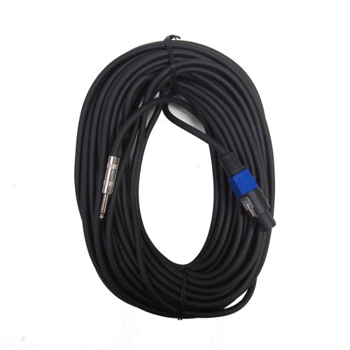Câble haut-parleur Speakon vers jack 1/4 SASPT14-100 de 30m pour corriger les faux contacts de scène