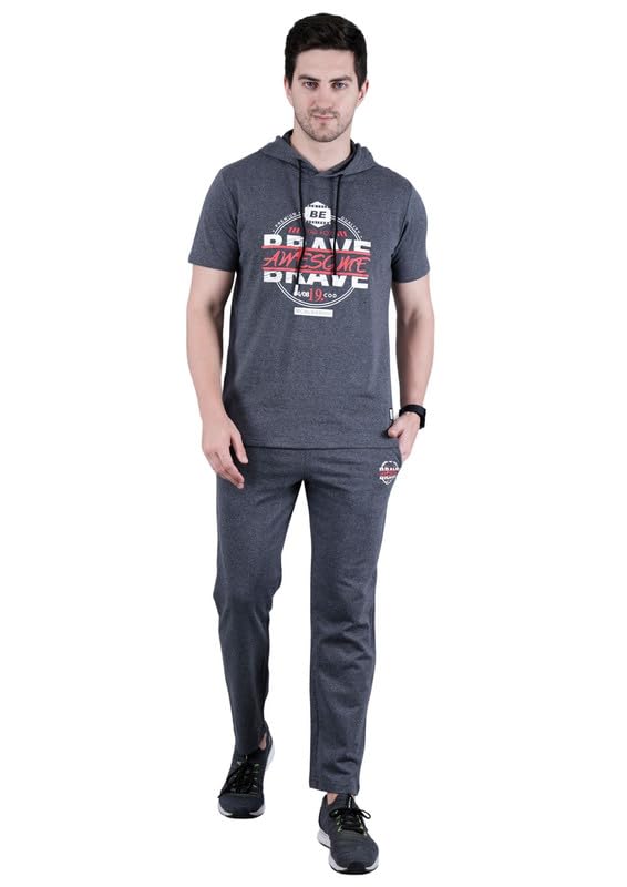 starfox Men's Half Sleeve Hooded Co-Ord Set-picture-28