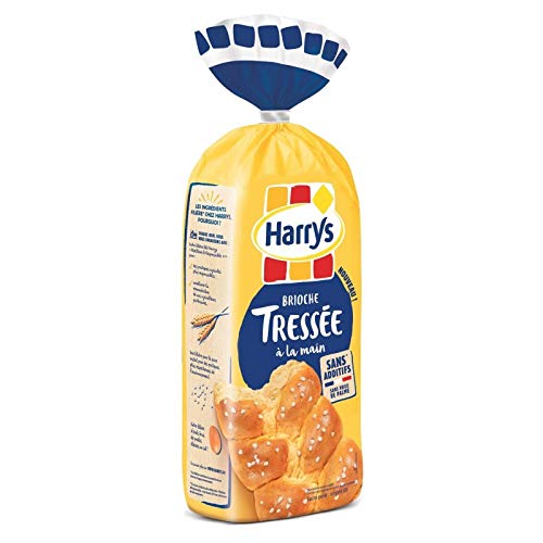 HARRYS - Brioche Tressée À La Main Sans Additifs 500G - Lot De 4 - Vendu Par Lot