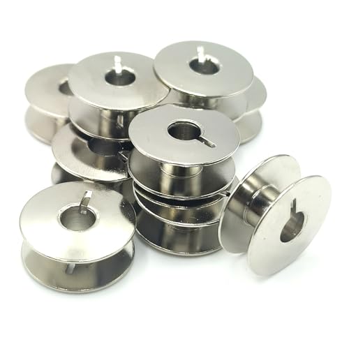 Metal Bobbins for Juki DDL-555 DDL-5550 TL-2000Qi TL-2010Q,Most TL Series Sewing Machine Bobbins(10pk)
