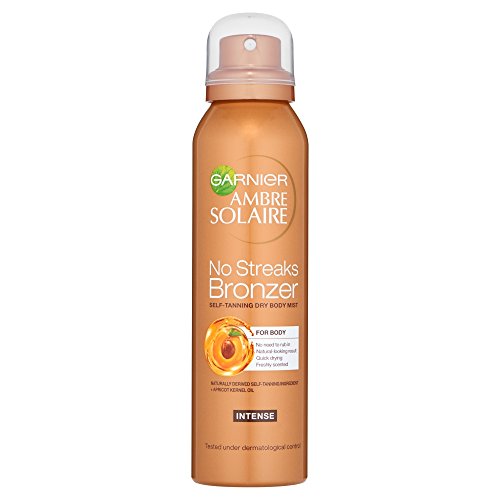 Garnier Ambre Solaire Natural Bronzer Dark Self Tan Mist Autoabbronzante Spray Viso 150ml