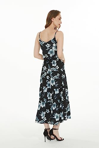 Image of Hawaii Hangover Family Matching Hawaiian Clothes, Midnight Bloom | Family matching Hawaiian outfits, Midnight Bloom, lightweight rayon, machine washable, tropical floral print, luaus, cruises