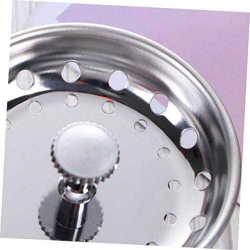 Tapones para desagüe de baño 3 piezas de acero inoxidable miniatura 4