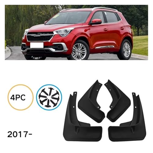 Guardabarros para Chery Tiggo con protección integral contra salpicaduras en plástico ABS 5