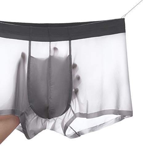 Breathable Ice Silk Men's Underwear Sweat Absorbing Fitness Sport Boxer Briefs Fast Drying4