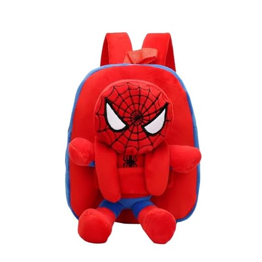 BJPERFMS Mochilas Spider, Mochila Infantiles Spider, Spider Mochila de Peluche, Spider Mochilas Escolares Niños, Mochila Infantil Colegio o Guarderia, para Niños 1-6 Años