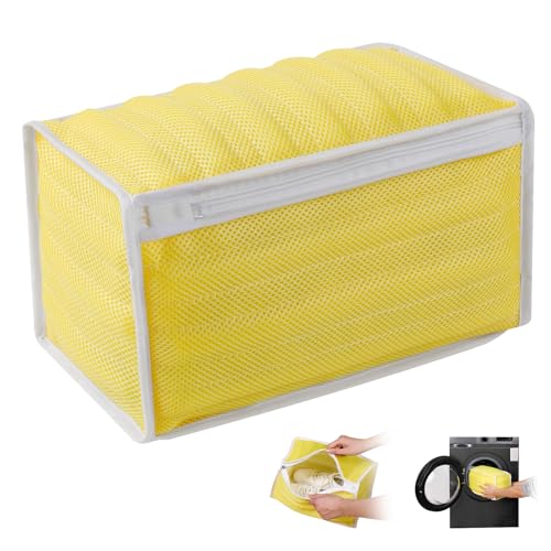AiQInu Bolsa Lavadora Zapatillas,Saco Lavadora Zapatos, Malla Lavadora zapatillas, Bolsas Para Lavadora Zapatillas Protege los Zapatos e los Daños, Malla Lavar Zapatillas